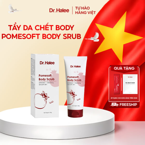 Tẩy Da Chết Body Lựu Đỏ - PomeSoft Body Scrub