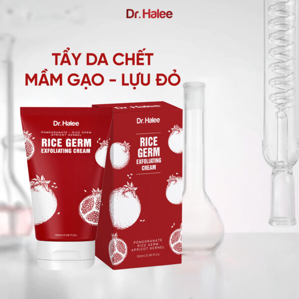 RICE GERM EXFOLIATING CREAM - TẨY TẾ BÀO CHẾT MẦM GẠO LỰU ĐỎ DR.HALEE