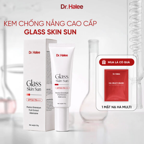 Kem chống nắng Glass Skin Sun SPF50 PA+++ Dr.Halee - 50G