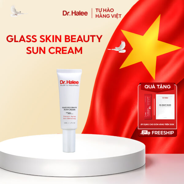 Kem chống nắng Glass Skin Beauty Sun Cream Dr.Halee