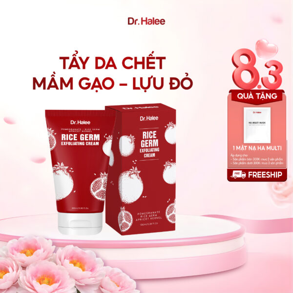 Tẩy tế bào chết Lựu đỏ Mầm gạo Dr.Halee