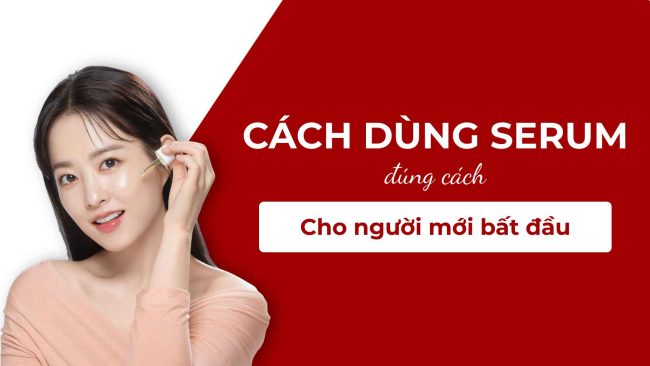 Sử dụng serum