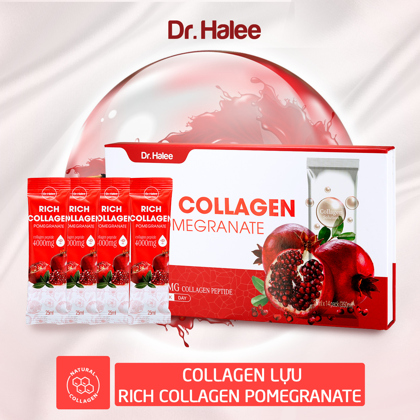 Chứng minh khoa học rich collagen lựu đỏ có tác dụng làm đẹp da